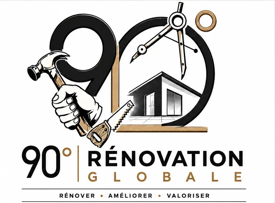 Logo 90° Rénovation Globale